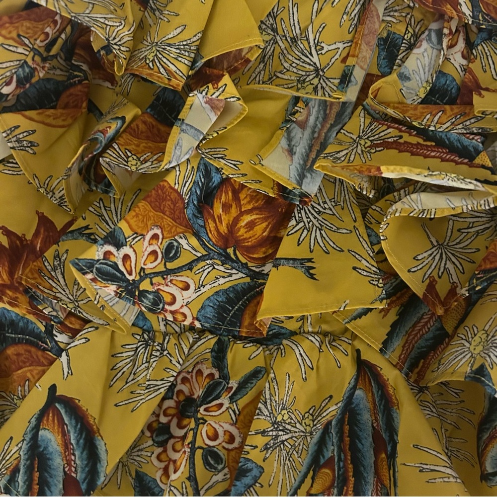 Ulla Johnson Josefine Yellow Floral Maxi Dress - Picture 15 of 15